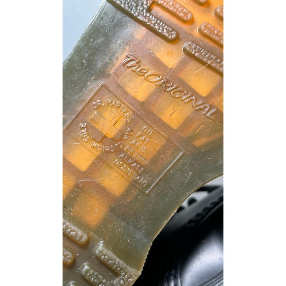 Dr Martens 1460 Bex Smooth Leather Lace Up Boots in Black Women's Size 7 - Picture 10 of 12